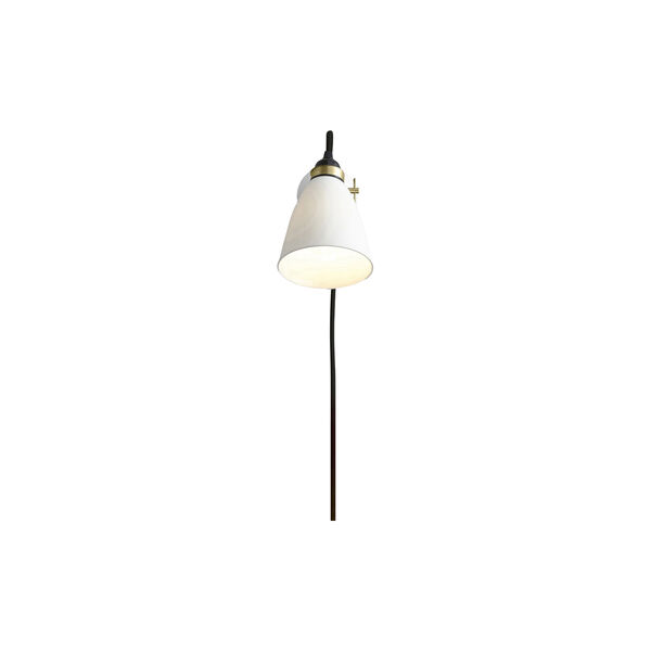 Hector 30 Wall Light Plug with Switch and Cable, natural white, Original BTC