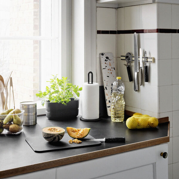 SPIN-IT kitchen roll holder, black, RIG-TIG