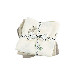 Lalee 3-pack Burp Cloth, sand, Done by Deer