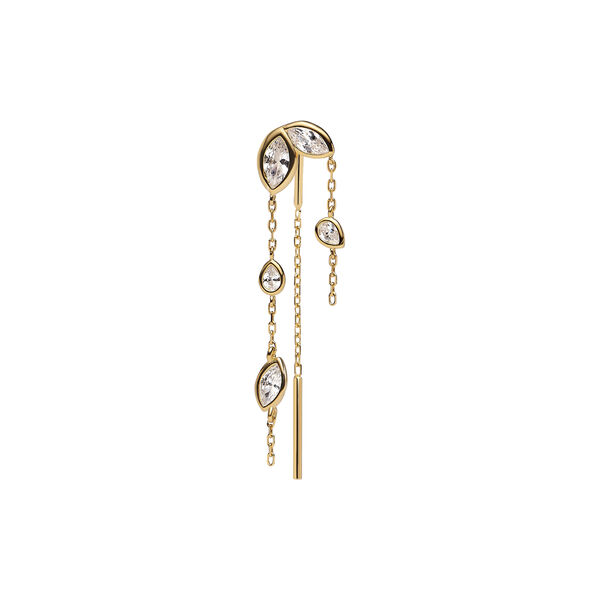 Swift Earring 03, Right, gold, Maria Black