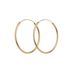 Plain Hoops, gold, Pernille Corydon Jewellery