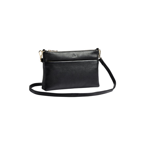 KarimaMBG Crossbody Bag Grain, black w/gold, Markberg