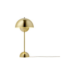 Flowerpot VP3 Table Lamp, brass-plated, &Tradition