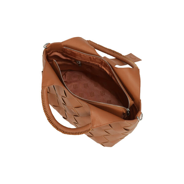 Braided Handbag, cognac, Ilse Jacobsen Hornb&aelig;k