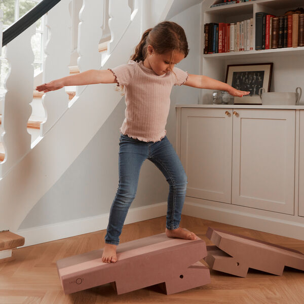 Crocodile L, vintage rose, bObles