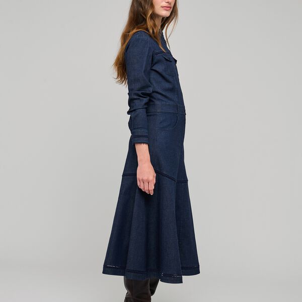 AugustaDEA Dress Midi, chambray blue, Dea Kudibal