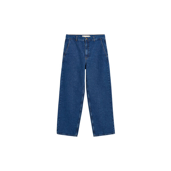 Carlo Midwaist Wide Jeans, mid blue Carlo Midwaist Wide Jeans, mid blue, Aiayu