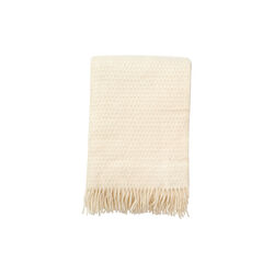 Knut wool blanket, natural, Klippan Yllefabrik