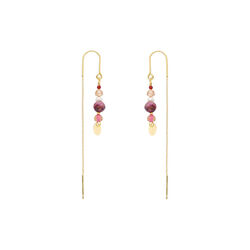 Sirene Earrings, burgundy, Nuni Copenhagen
