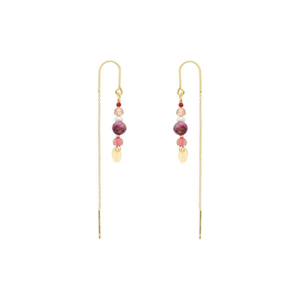 Sirene Earrings, burgundy, Nuni Copenhagen
