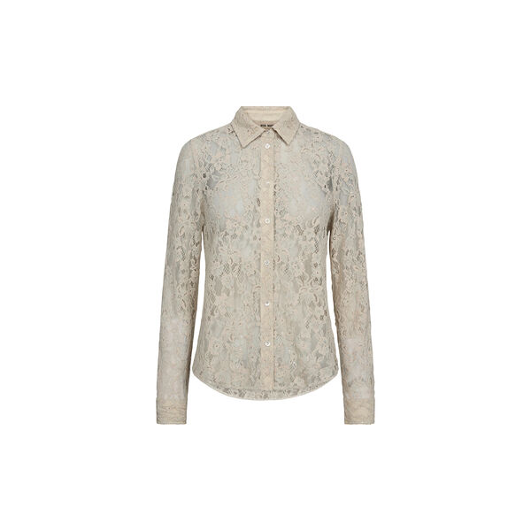 MMKether Lace Sequin Shirt, summer sand MMKether Lace Sequin Shirt, summer sand, MOS MOSH
