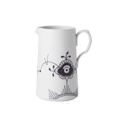 Black Fluted Mega Jug 1.5 L, Royal Copenhagen