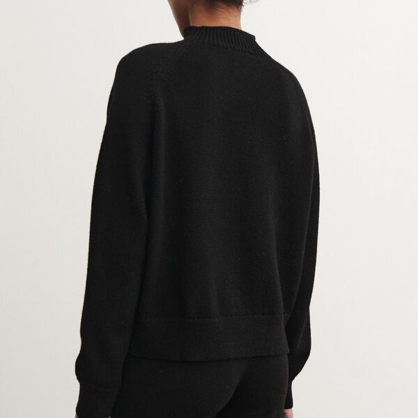 Raw Wool Jumper, black Raw Wool Jumper, black, FUB