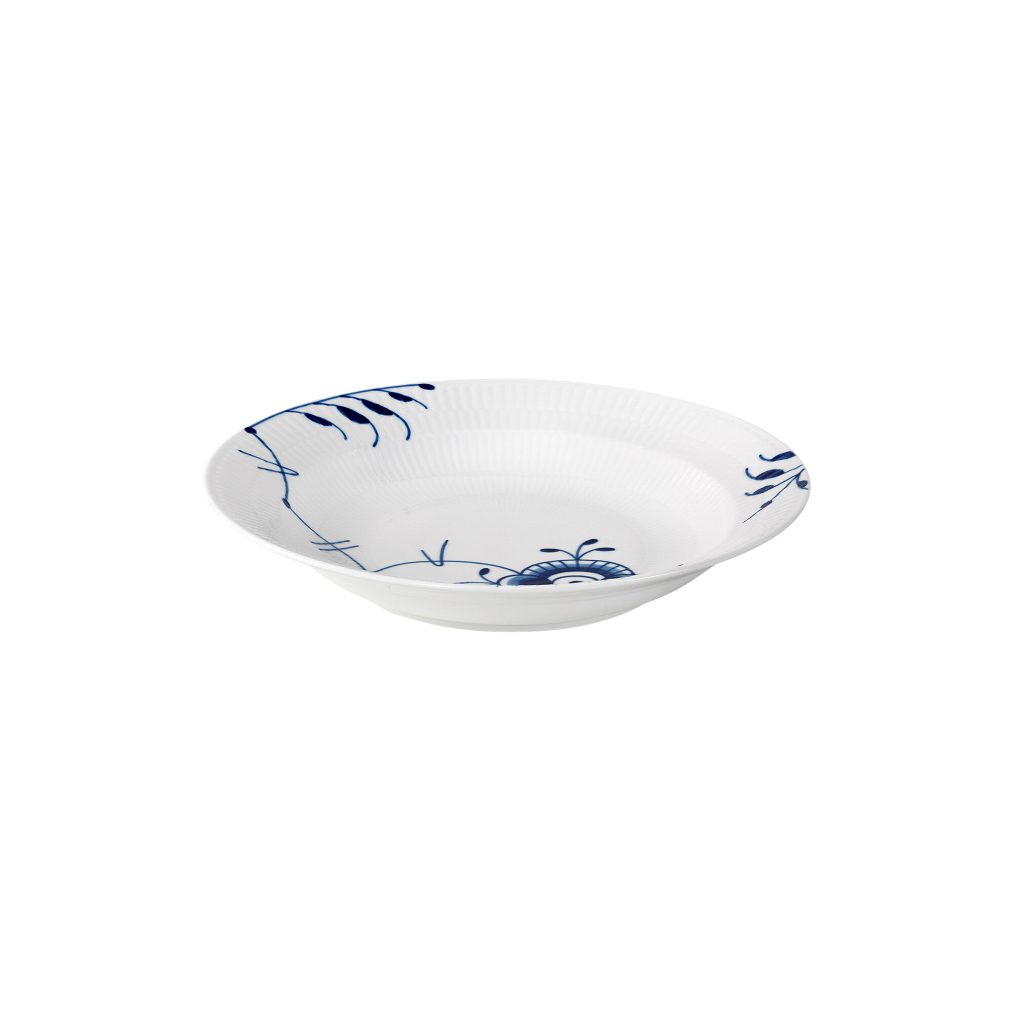 Blue Fluted Mega Deep Plate Ø 27 cm