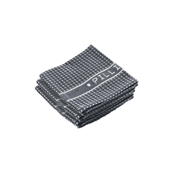 Kitchen cloths 3 pcs, blue/white, Pillivuyt