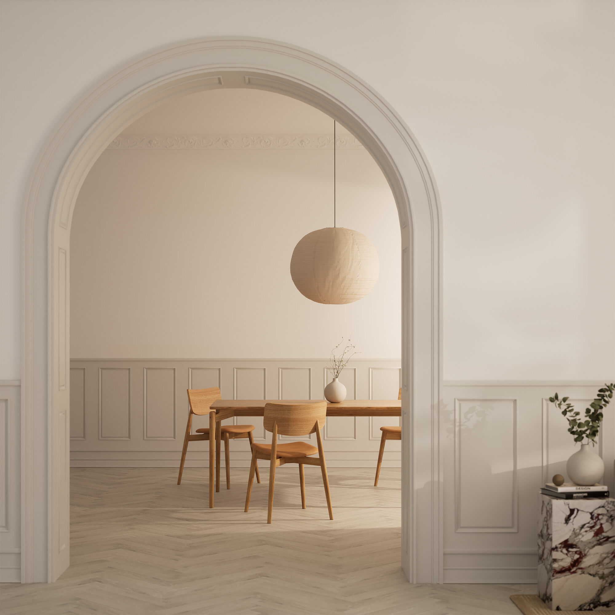 Chiara Dining Chair, Davos 2758 Brandy/naturolieret eg