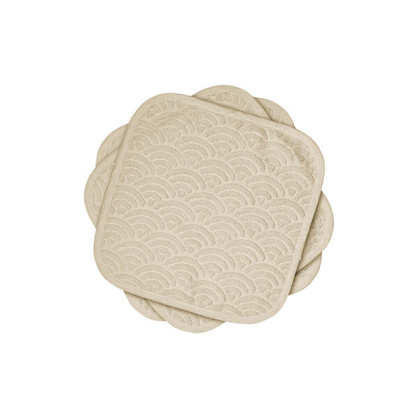 Washcloth 3-pack, almond, Cam Cam Copenhagen