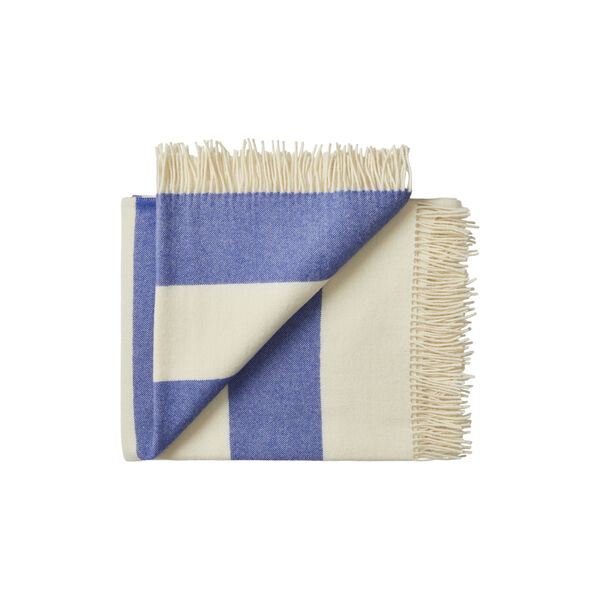 The Sweater Throw, 07003 cobalt, Silkeborg Uldspinderi