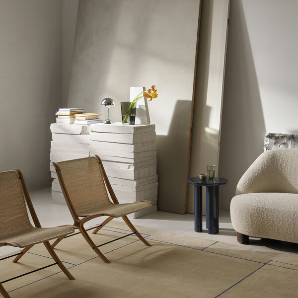 Tung JA3 Side Table, steel blue, &Tradition