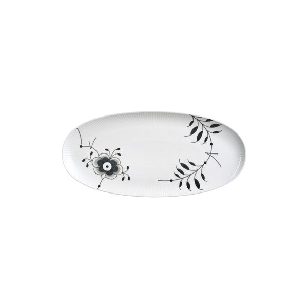 Black Fluted Mega Dish 37 cm, Royal Copenhagen