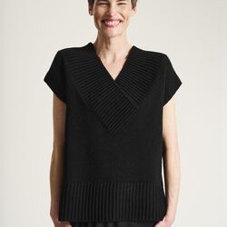Nitto sleeveless blouse, black, BITTE KAI RAND