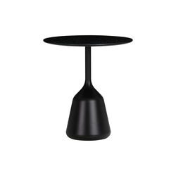 Coin Side Table, black oak, Wendelbo