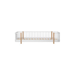 Wood Original Floor Bed, white/oak, Oliver Furniture