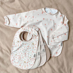 Sleeved Bib, bows, Cam Cam Copenhagen