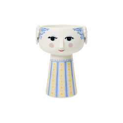 Eva Vase 18.5 cm, blue, Bjørn Wiinblad