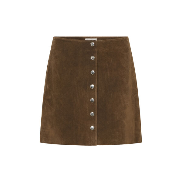 KBEbba Suede Skirt, partridge, Karen by Simonsen