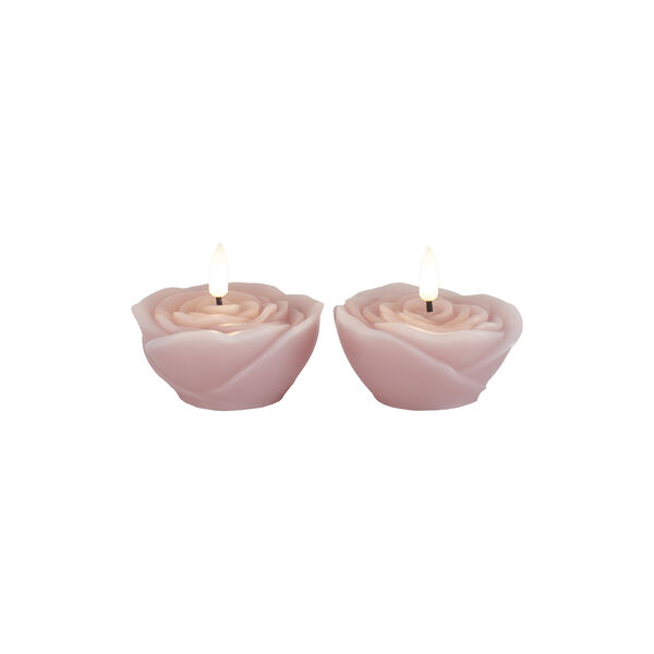 Rosita LED candles 2 pcs., pink, Sirius Home