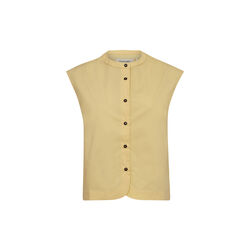 PD-Tulip Poplin Top, corn yellow, Pieszak
