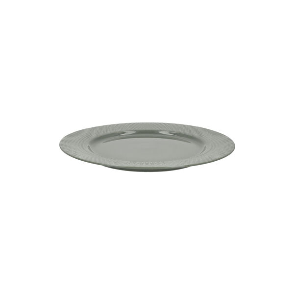 Rhombe Earth Dinner plate &Oslash; 27 cm, moss, Lyngby Porcel&aelig;n