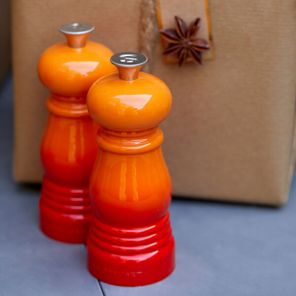 Salt & Pepper Mill Set Mini, volcanic, Le Creuset