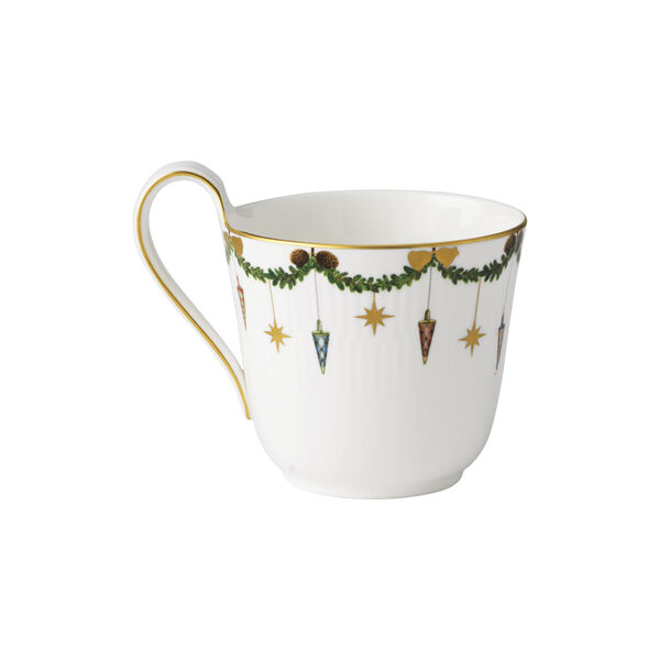 Star Fluted Christmas High Handle Mug 33 cl, Royal Copenhagen