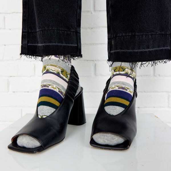 POETRY Socks, grey melange POETRY Socks, grey melange, Bella Ballou