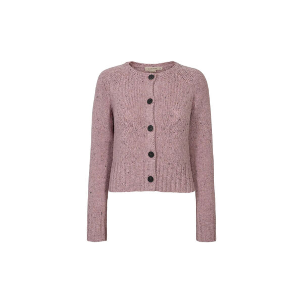 Dixit Cardigan, rosa melange, ELISE GUG