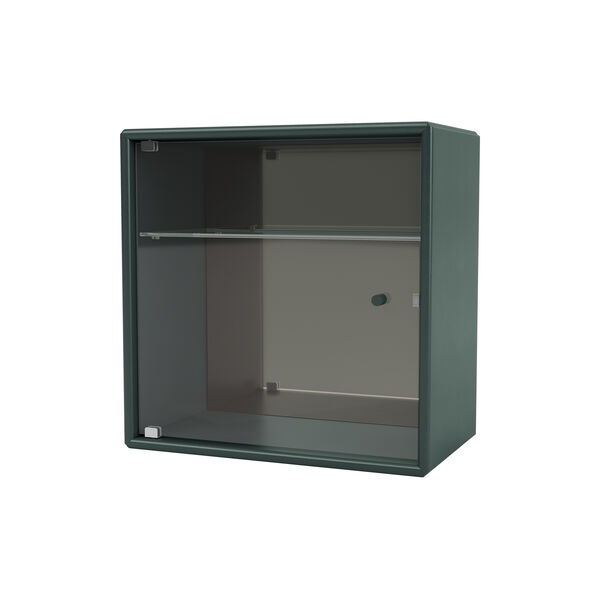 PERFUME Cabinet with Mirror, 163 black jade, Montana Furniture