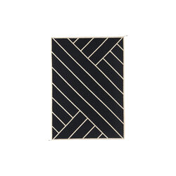 Rug VK-2, black/white, NORDICMODERN