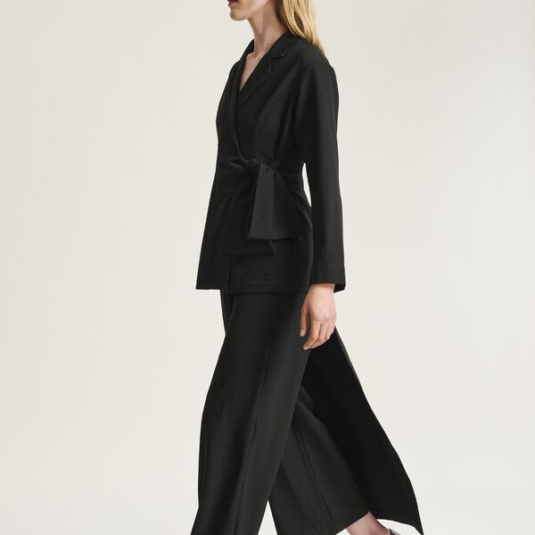 Sayaka bow jacket, black, BITTE KAI RAND