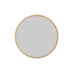 Silhouette Mirror Ø 55 cm, light oiled oak, Fredericia Furniture