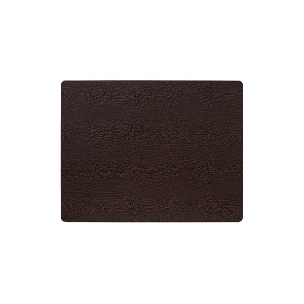 Bull table mat Square L, brown, LIND DNA
