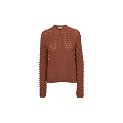 Cilla Polo Sweater, tortoise shell, Basic Apparel