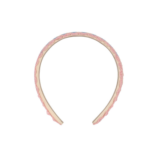 Heart Embroidery Hairbrace, buttercream, Konges Sl&oslash;jd