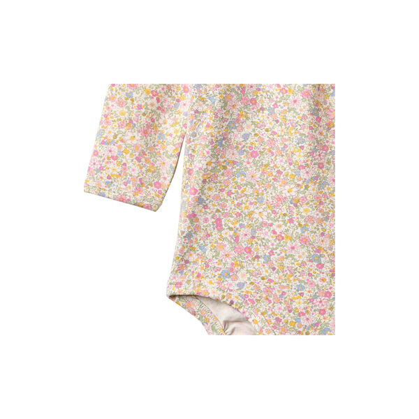 Body L/S Liv, blush flower meadow, Wheat