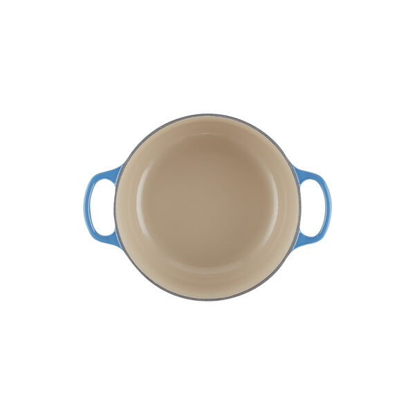 Signature round cast iron pot &Oslash; 20 cm, azure blue, Le Creuset