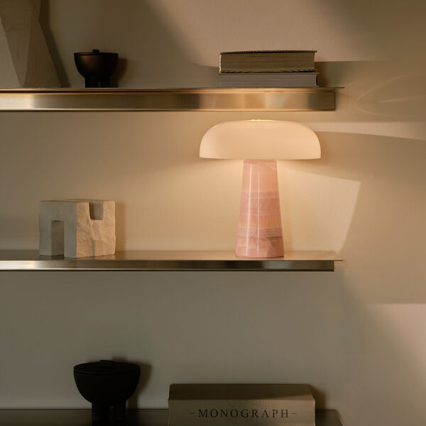 Glossy Mini Table Lamp, pink, Design For The People