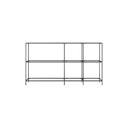 Original Shelf Low, glass, Abstracta® System
