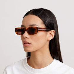 GRACE REVEAL sun glasses, havana/transparent, MESSYWEEKEND