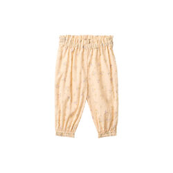 Trousers Polly, barely apricot flowers, Wheat